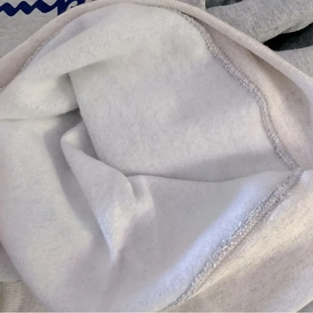 Champion Oxford Fleece pullover sweatshirt grey plus size 4X logo classic - Picture 9 of 13